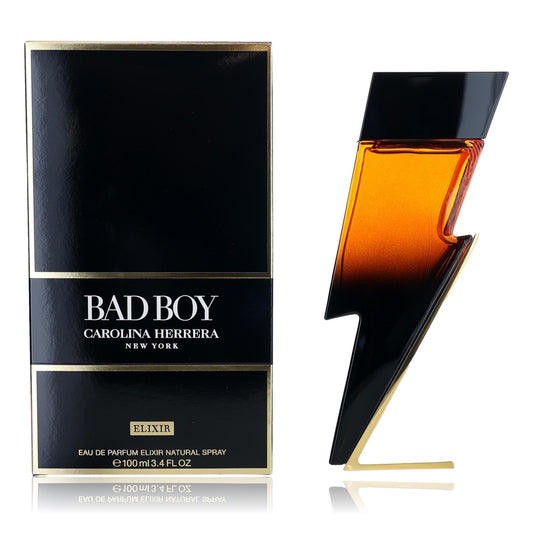 Bad Boy Elixir by Carolina Herrera, 3.4 oz EDP Elixir Spray for Men