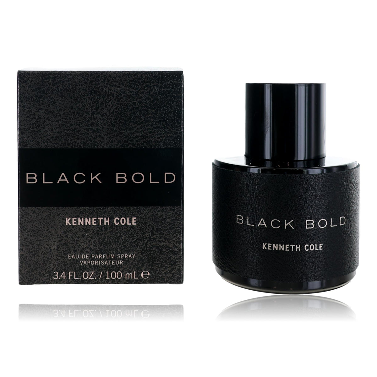 Kenneth Cole Black Bold by Kenneth Cole, 3.4 oz EDP Spray for Men 