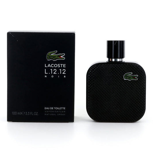Lacoste L. 12.12 Black Noir by Lacoste, 3.3 oz EDT Spray for Men