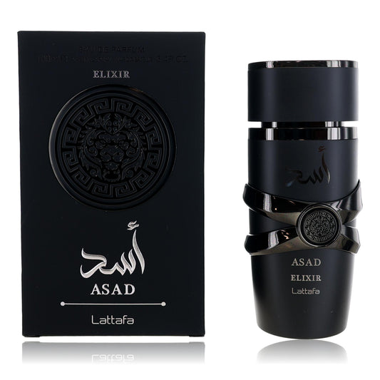 Asad Elixir by Lattafa, 3.4 oz EDP Spray for Men