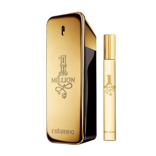 One Million by Paco Rabanne, 2 Piece Gift Set for Men with 6.7 oz Eau De Toilette Spray