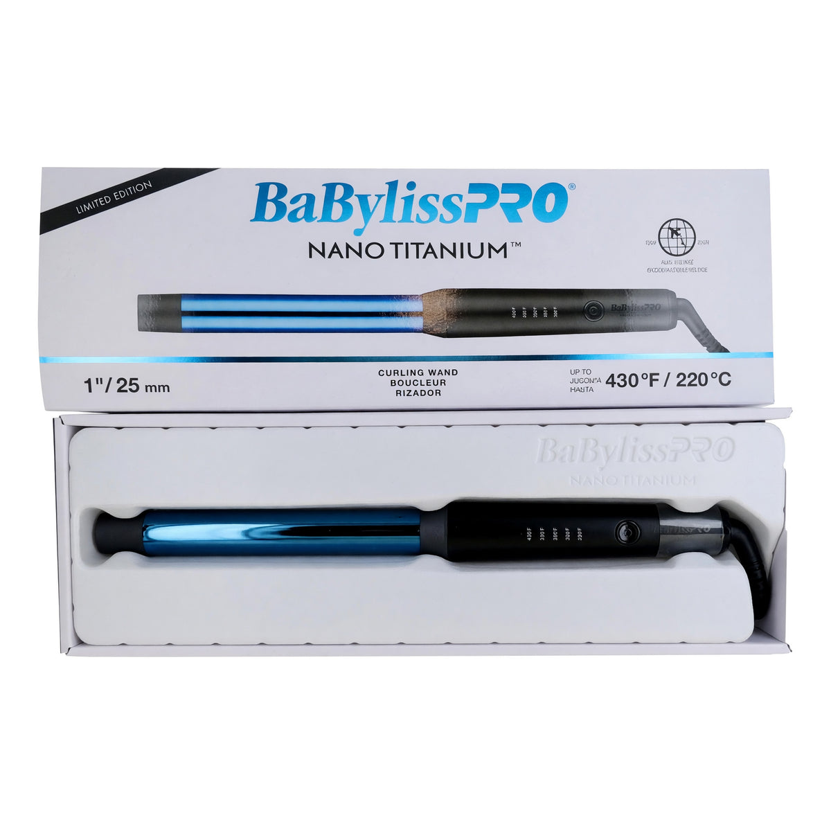 Nano Titanium Curling Wand by BaBylissPRO, 1"