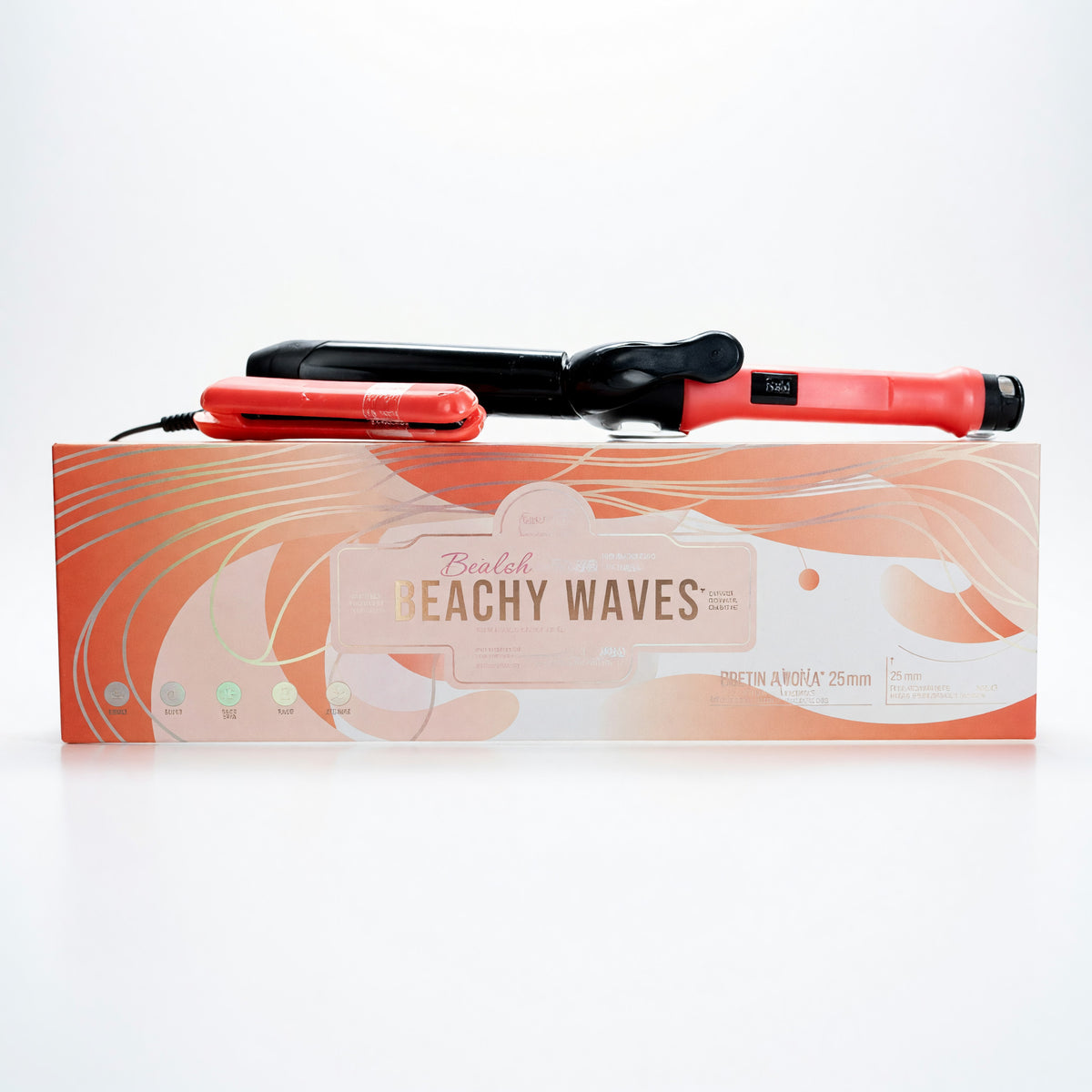 Beach Wave Babe 2-Piece Set With Curling Wand & Mini To-Go - Santa Monica Sunset